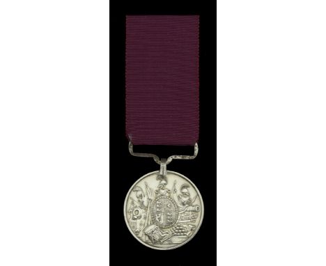 Army L.S. & G.C., V.R., 2nd issue, large letter reverse, impressed naming (H. Sessford, Serjt. Royal Artillery.) fitted with 