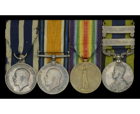 An impressive inter-War K.P.M. group of four awarded to Assistant Commandant C. L. Dunn, Burma Military Police, late Royal Fu