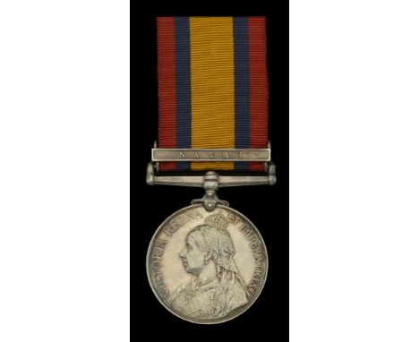 Queen’s South Africa 1899-1902, 1 clasp, Natal (575 Pte. J. Matherick, Somerset: Lt. Infy.) extremely fine £100-£140  ---  Ja