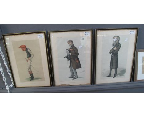 Collection of Spy Vanity Fair cartoon portrait prints, 'Bucks', 'a Cunarder', 'The General', 'A Wet Quaker', 'The South Asian