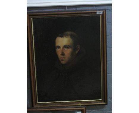 After Valasques, portrait of a young nobleman, coloured print laid on canvas. 58 x 44cm approx. Modern frame.(B.P. 21% + VAT)