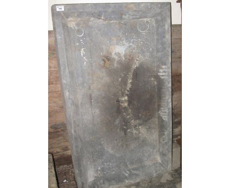 Large rectangular slate pigs trough.(B.P. 21% + VAT) 