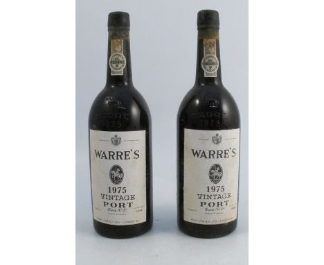 Six bottles of Warre's 1975 Vintage Port&nbsp;Condition Report:  All bottles appear to be full to base of neck.