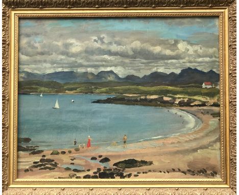 Alberto Morrocco, oil on board, Cove Bay Loch Broom, 20ins x 24ins (D)From the collection of Charles Carter OBE (for services
