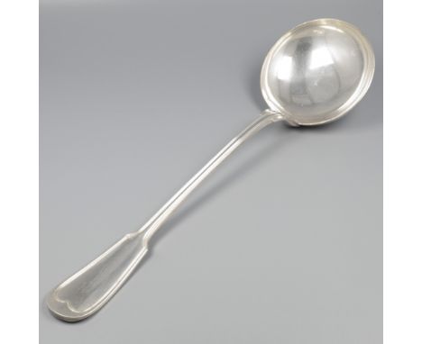 No reserve - Christofle Soup ladle / Soup louche model: Chinon silver-plated. Model: Chinon. France, Paris, 20th century, hal