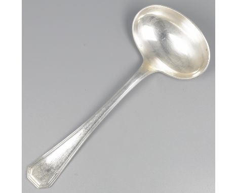 No reserve - Christofle sauce ladle model: America by Luc Lanel silver-plated. Cutlery model America was created in 1933 by t