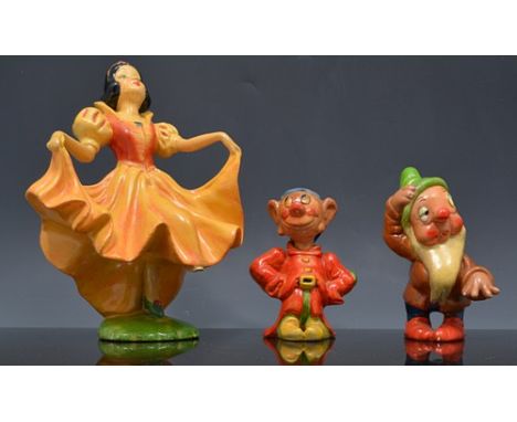 Wade Composition Disney figures, Snow White and Seven Dwarves, first series, Snow White 17cm.