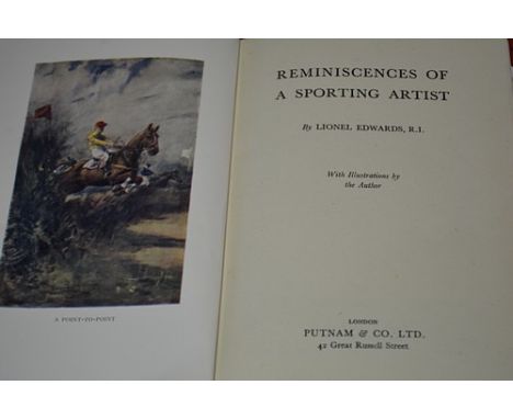Lionel Edwards, Beasts of the Chase, Putnam & Co., London, first edition 1950, together with Horses and Ponies, Sketches in S