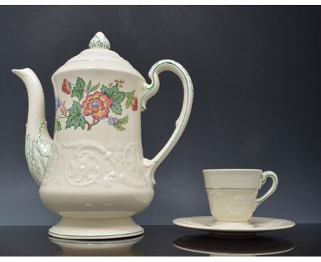 Wedgwood and Barlestone coffee set, Tapestry pattern.