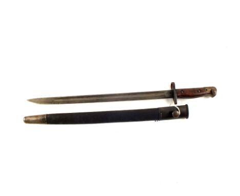 A WWI model 1907 bayonet with scabbard by Wilkinson