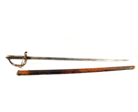 A Wilkinson of Pall Mall, London H.A.C. sword with scabbard, spine of blade numbred 30662