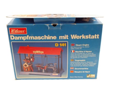 A boxed Wilesco steam engine workshop No. D141