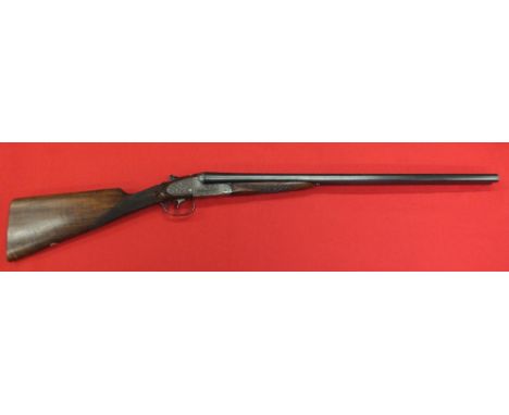 An AYA no.2 side lock ejector shotgun with 26" barrels, excellent bores and overall in fine condition.  Very small area of da