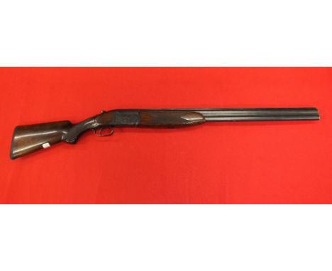 A Lander 12 bore B.L.N.E. over/under shotgun with 27 1/2" barrels s/no. LG96526.  This item can only be purchased by someone 