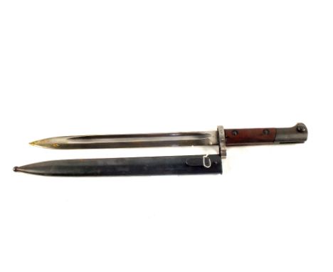 A Czechoslovakia bayonet with scabbard