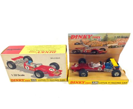 A mint and boxed Dinky Toys 225 Lotus F1 Racing Car, 1:32 scale