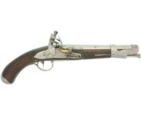  Rundlauf mit Luzerner Schlag im Oval (Waffe aus Staatsbesitz), Schloss mit Herzhahn in der Art An9, Messingpfanne. Glatte Nu