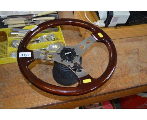 A steering wheel from a Mercedes