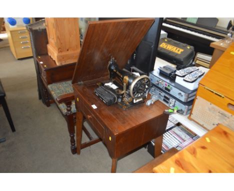 A Jones electric sewing machine - sold as collector's item