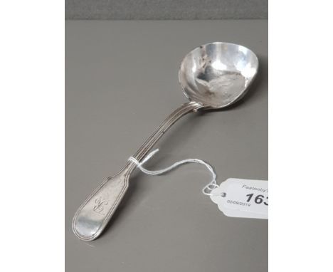 SILVER LADLE LONDON 1866 BY GEORGE ANGELL 72G