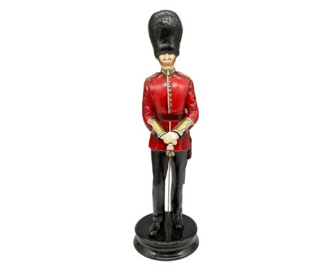 Handmade and hand painted limited edition of 250 colored in red jacket with gilt buttons, sleeve sheaths and shoulder epaulet