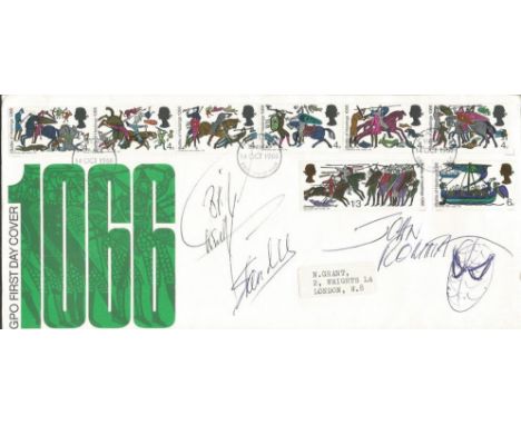 Stan Lee and John Romita signed cover. 1966 1066 GPO first day cover signed by Marvel legend Stan Lee and Spiderman artist Jo