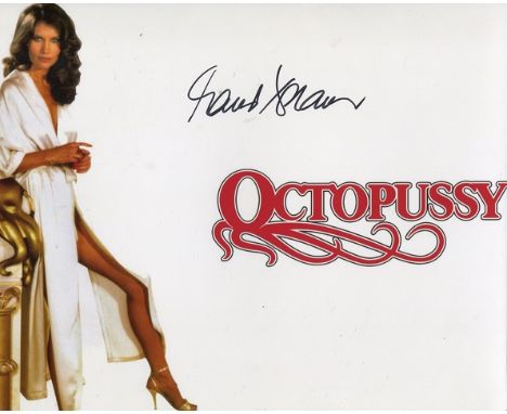MAUD ADAMS – 8x10 photo from the 007 Bond movie ‘Octopussy’ signed by Bond girl Maud Adams who played the title role –  Good 