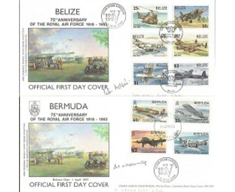 75th Anniversary of the Royal Air Force cover collection. 24 Commonwealth covers produced in 1993 for the 75th Anniversary of