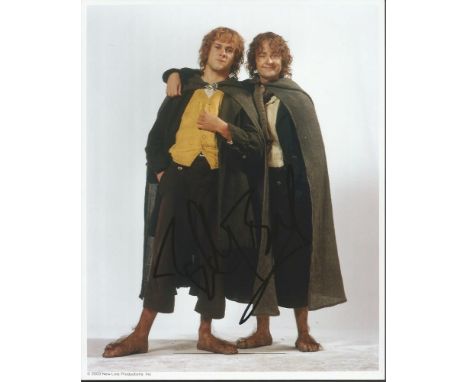 Billy Boyd autographed photo. 8x10 inch colour photograph autographed by Billy Boyd seen here as Pippin from The Lord of the 