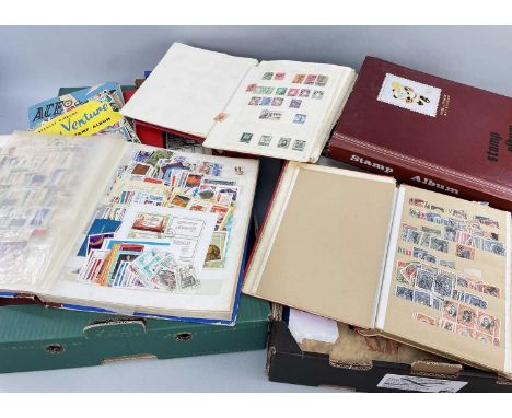 ASSORTED STAMPS, ALBUMS, CATALOGUES, inlcuding packets of loose mint and used stamps, filled stock books, FDCs, presentation 