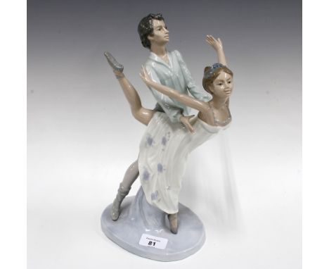 Nao figure ‘Dancing on a Cloud’ by Francisco Catala issued in 1983, 32cm