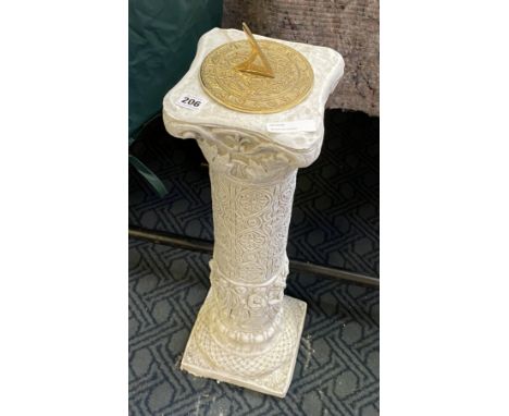 BRASS TOP SUNDIAL