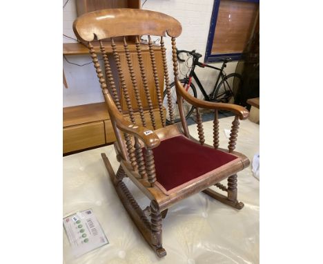 BOBBIN TWIST ROCKING CHAIR