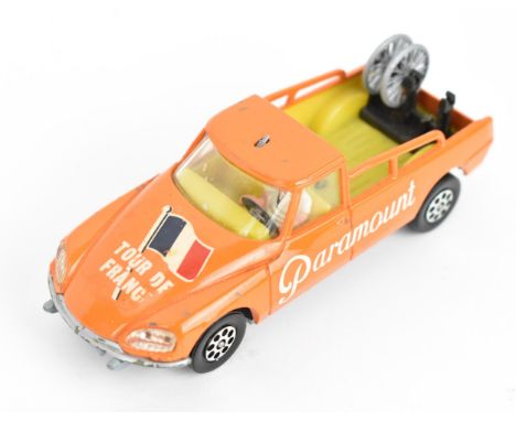 Corgi Toys - a pre-production Corgi Whizzwheels Citroen DS in orange with 'Paramount' and 'Tour de France' transfers, unboxed