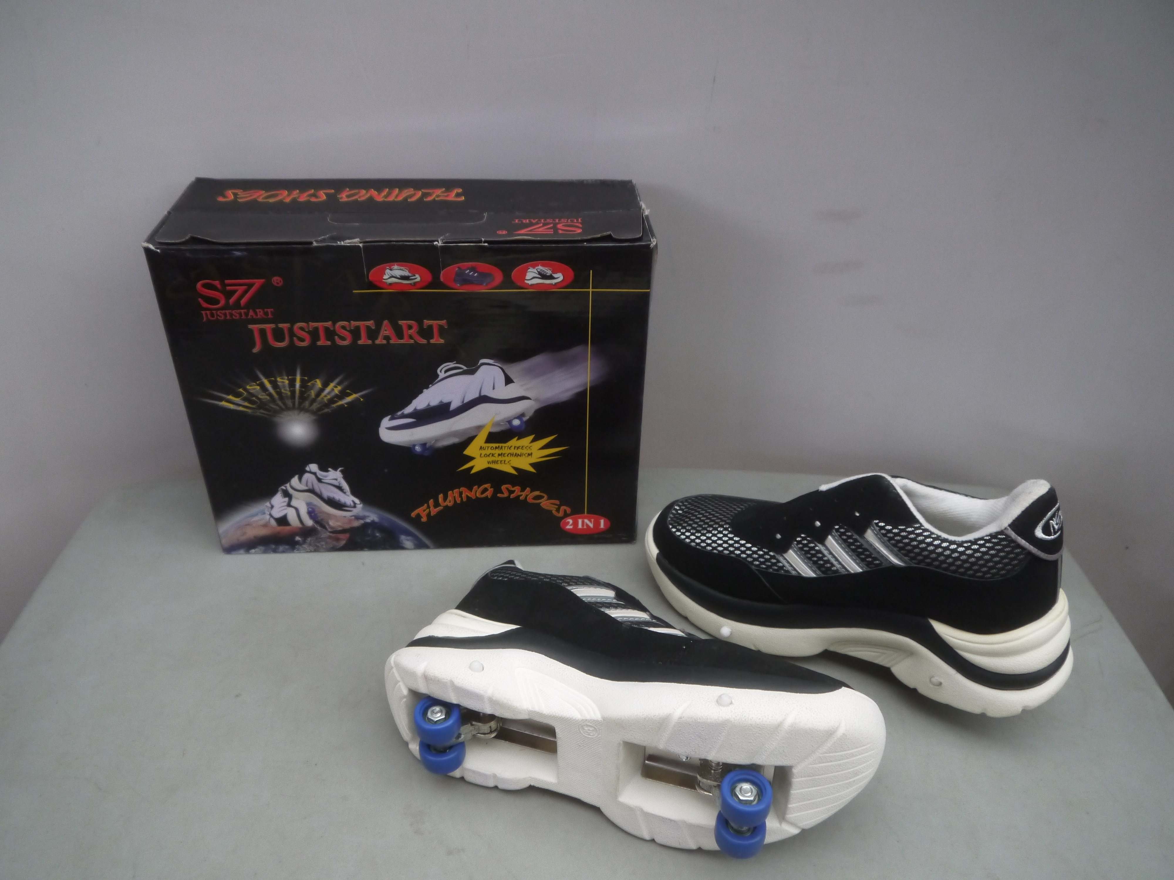 S7 Just Start Flying 2 in 1 Shoes, Shoes That Turn Into Rollerskates