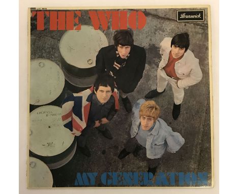 My Generation, 1965 vinyl LP from The Who (mono) on Brunswick - LAT 8616.  With black and silver label. 
