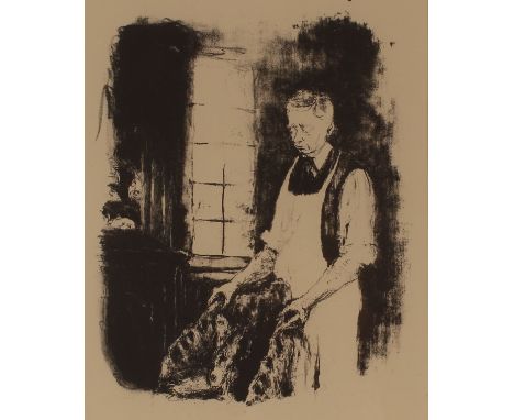 &Eacute;douard Vuillard, "Le Maitre d' H&ocirc;tel" lithograph, one of six lithographs for "Cuisine" 1935, 30cm x 24.5cm&nbsp