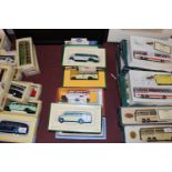 Corgi Bedford OB coach Island Transport; Corgi Grey/Green AEC Regal; AEC Regal Hanson; Corgi OB