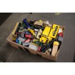 Various Corgi and other commercial vehicles, mostly play worn