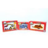 A Britains Super Spray trailed sprayer No.9588; Britains Ford 8730 tractor with flotation wheels No.