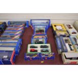 A Corgi 60015 road recovery set; 60031 Land Rover road drill and figure Transco set; 57302 Chevrolet