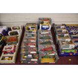 A collection of Corgi Classics delivery vehicles including Thornycroft boxed vans, Renault van, Ford