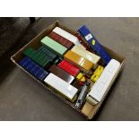 A collection of various unboxed coaches and lorries, play worn
