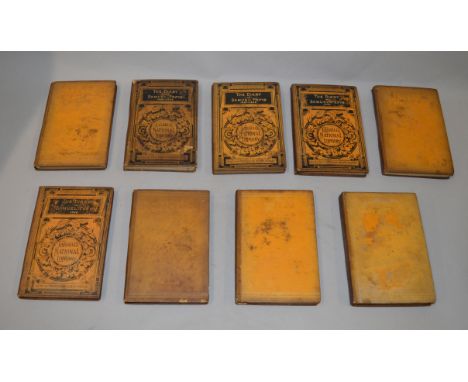 Diary of Samuel Pepys set, Cassell's National Library, Edited by Professor Henry Morley. Missing volume 6. (9 books)