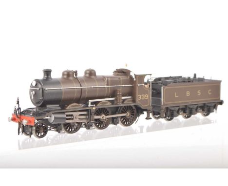 A superb A4ACE modified KitbuIlt 00 Gauge LBSC umber with gold and black lining and white cab roof 'K' Class two domed versio