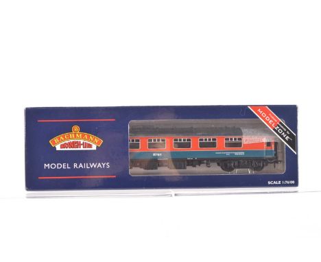 Bachmann for Modelzone boxed 00 Gauge 39-280Z BR red and blue Mk1 FK Ex Pullman Kitchen Laboratory Coach,  in original boxes,