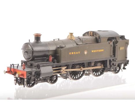 A superb Alan Gibson brass Kitbuilt 00 Gauge GWR green Class 2221 4-4-2 'County' Tank Locomotive, built and finished to a pro