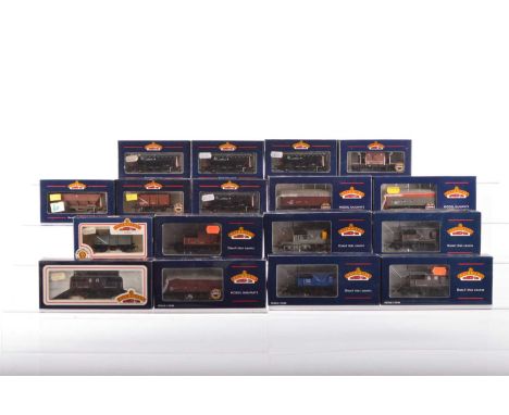 Bachmann boxed 00 Gauge mixed Goods Rolling Stock including five Queen Mary Guards Vans (17), Queen Mary Guards Vans, SR (3),