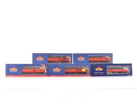 Bachmann boxed 00 Gauge Royal Mail red Post Office Sorting Vans and GUV Rail Express Systems Van (5), PO Sorting Vans, 39-420
