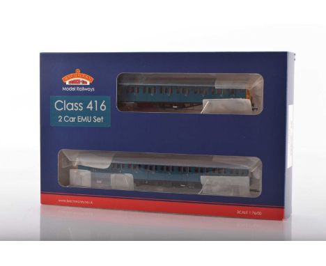 Bachmann boxed 00 Gauge 31-375 BR SR blue Class 416 2-EPB 2-CAR 5764 EMU 21DCC, comprising Driving Motor Coach and Trailer, i